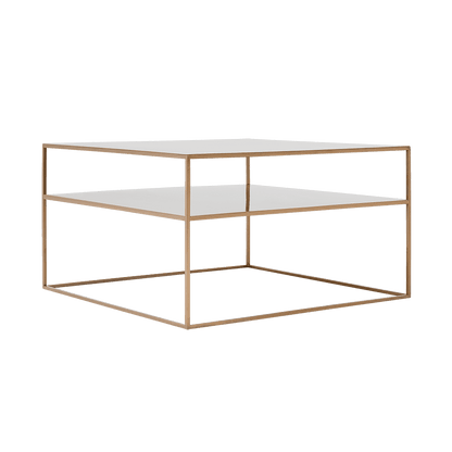 Tavolino Tensio 2 Floor Metal - oro