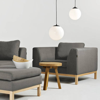 Poltrona AMBIENT WOOD - kwarc, naturale