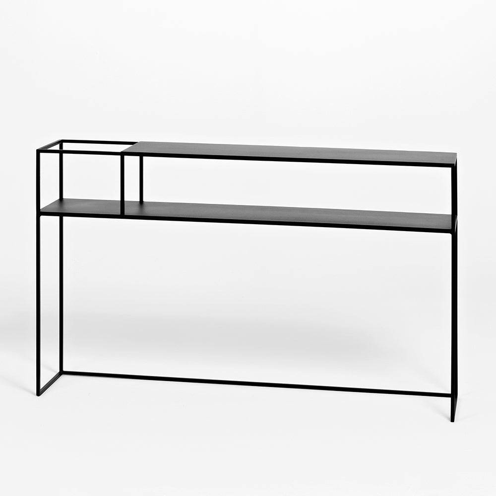 Konsole SENSO FLOWER METAL 120x25, schwarz