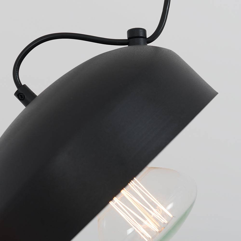 Lampadario POPO FLAT 1 - nero
