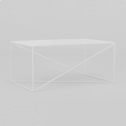 Beistelltisch MEMO METAL 100x60 Weiß