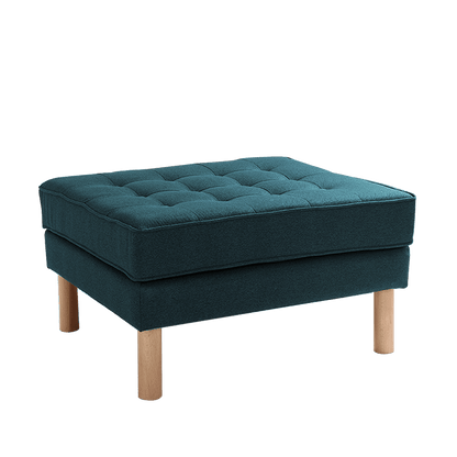 Pouf TOPIC WOOD 75, Deep Sea, Naturale