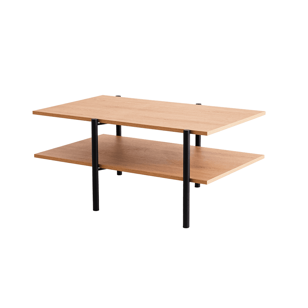 Tavolino RAVE BASIC 100x60 - quercia, nero
