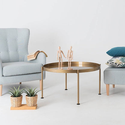 Couchtisch HANNA METAL 60 – Gold