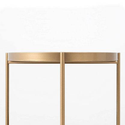 Tavolino laterale HANNA METAL - oro