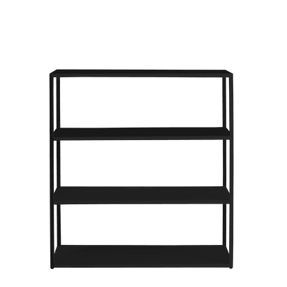Libreria HYLLER METAL 100x110, nero