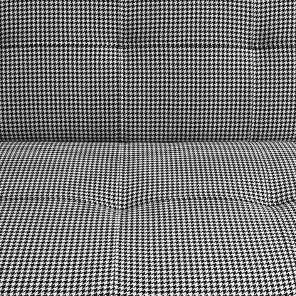 Divano letto 2 posti MODES Dark Pepita, nero