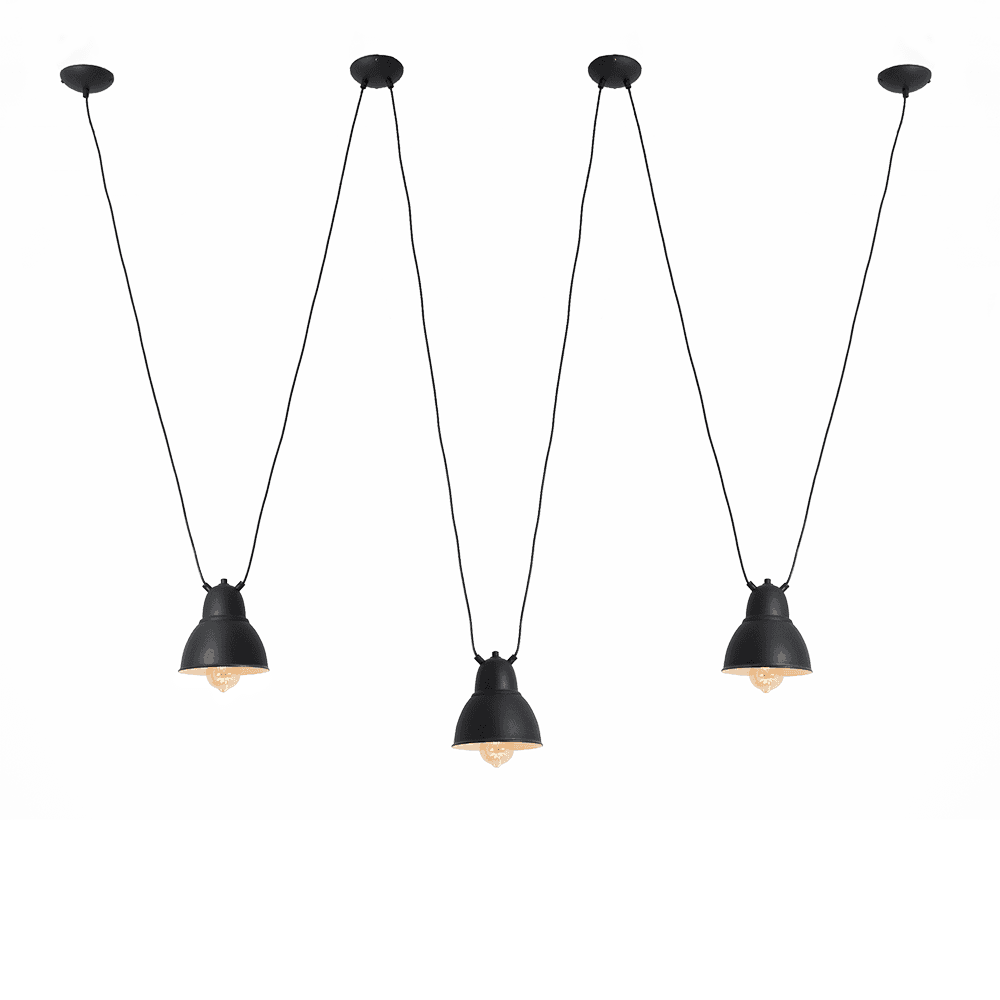 Lampe Coben Hangman 3 - Schwarz