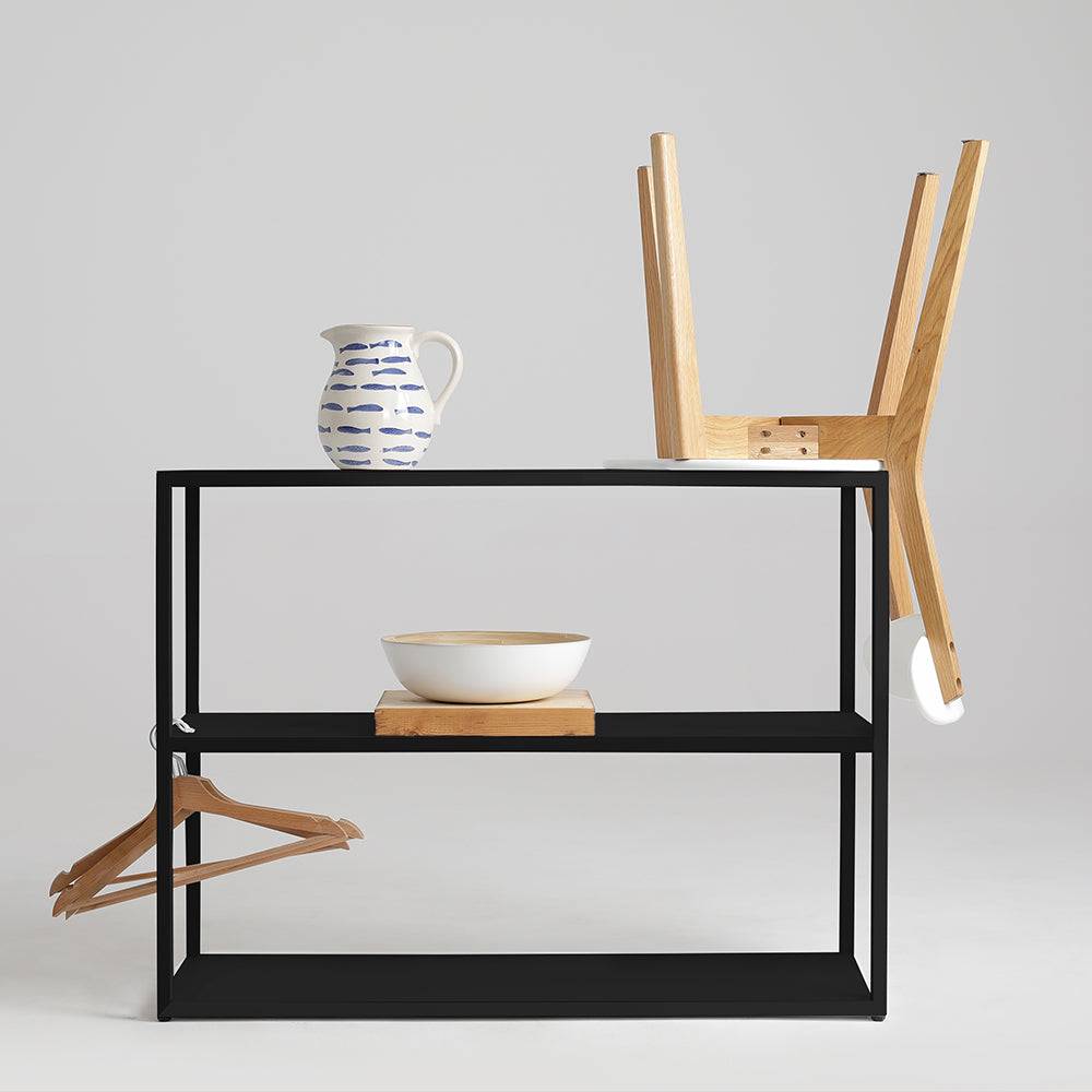 Libreria HYLLER METAL 100x75 - Nero