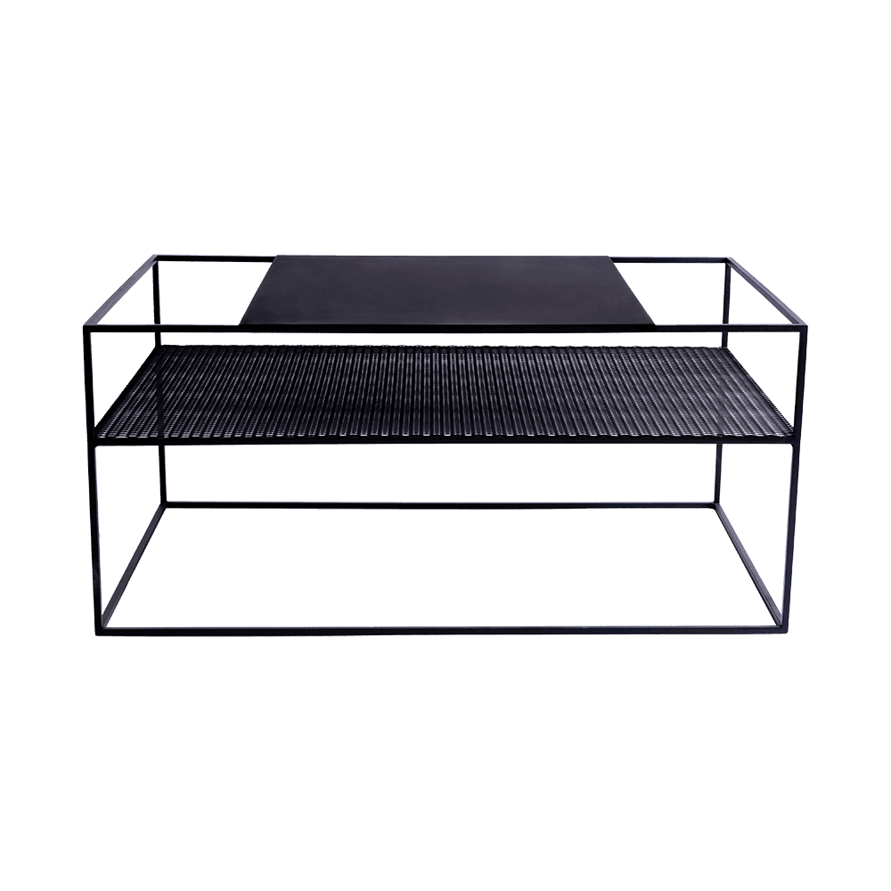 Tavolino MATRIX METAL 100x60 - nero