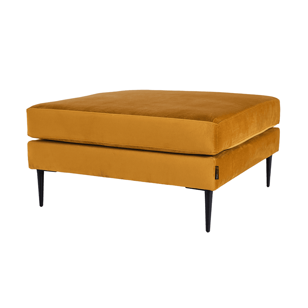 Pouf VERGAN – Passionsfrucht, Schwarz
