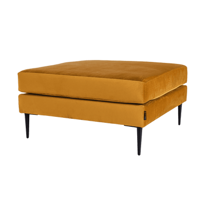 Pouf VERGAN – Passionsfrucht, Schwarz