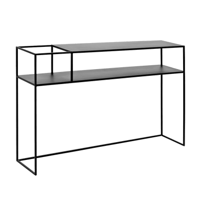 Konsole SENSO FLOWER METAL 120x25, schwarz