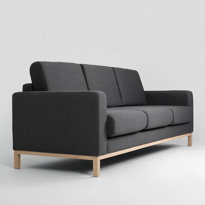 3-Sitzer Schlafsofa SCANDIC, Carbon, Natur