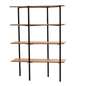 RAVE BASIC 110 shelving unit - oak and black