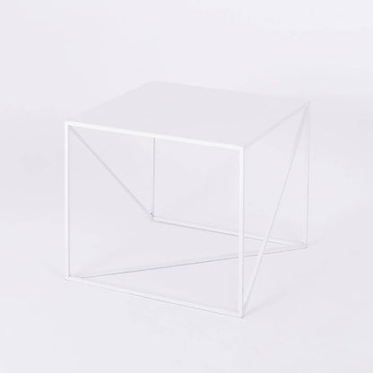 Tavolino laterale MEMO 50x50, Bianco