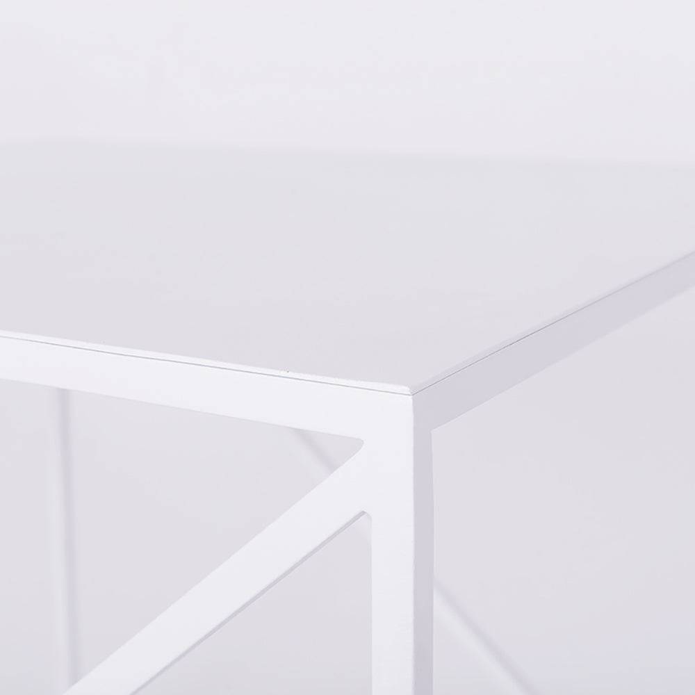 Tavolino laterale MEMO 50x50, Bianco