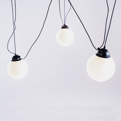 Lampada a sospensione POPO GLASS M 3 - nero