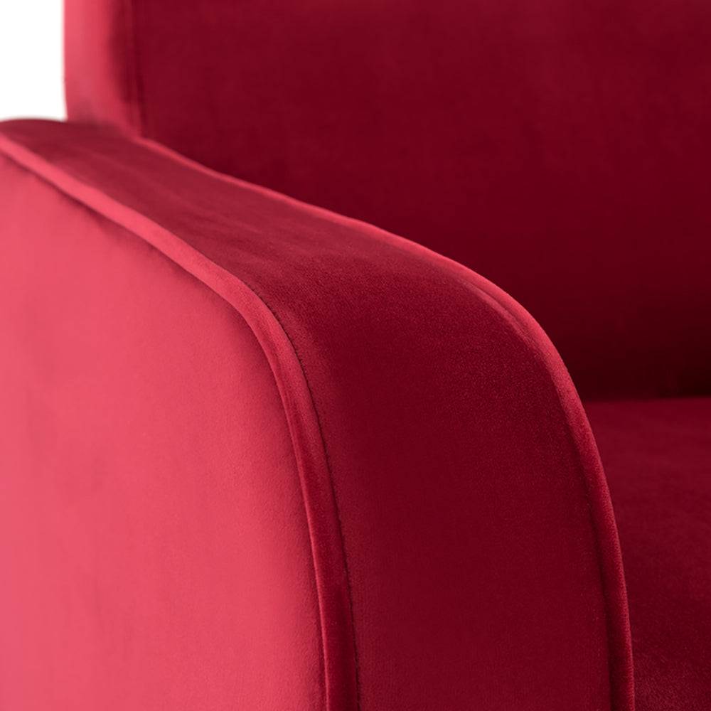 Poltrona PANDA - Cranberry, naturale