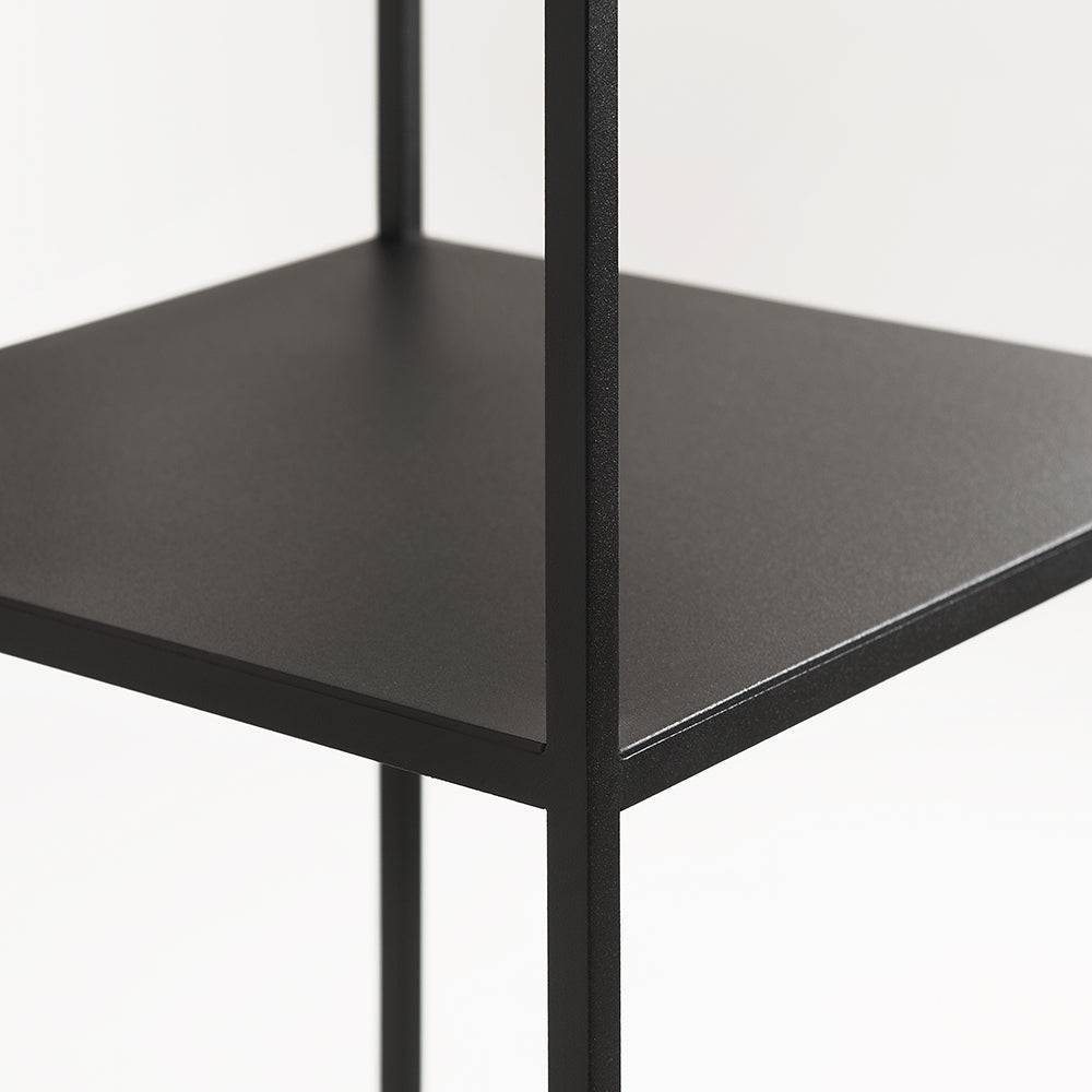 Libreria TENSIO PILLAR 3F 140x30, nero