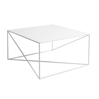 Beistelltisch MEMO METAL 80x80 Weiß