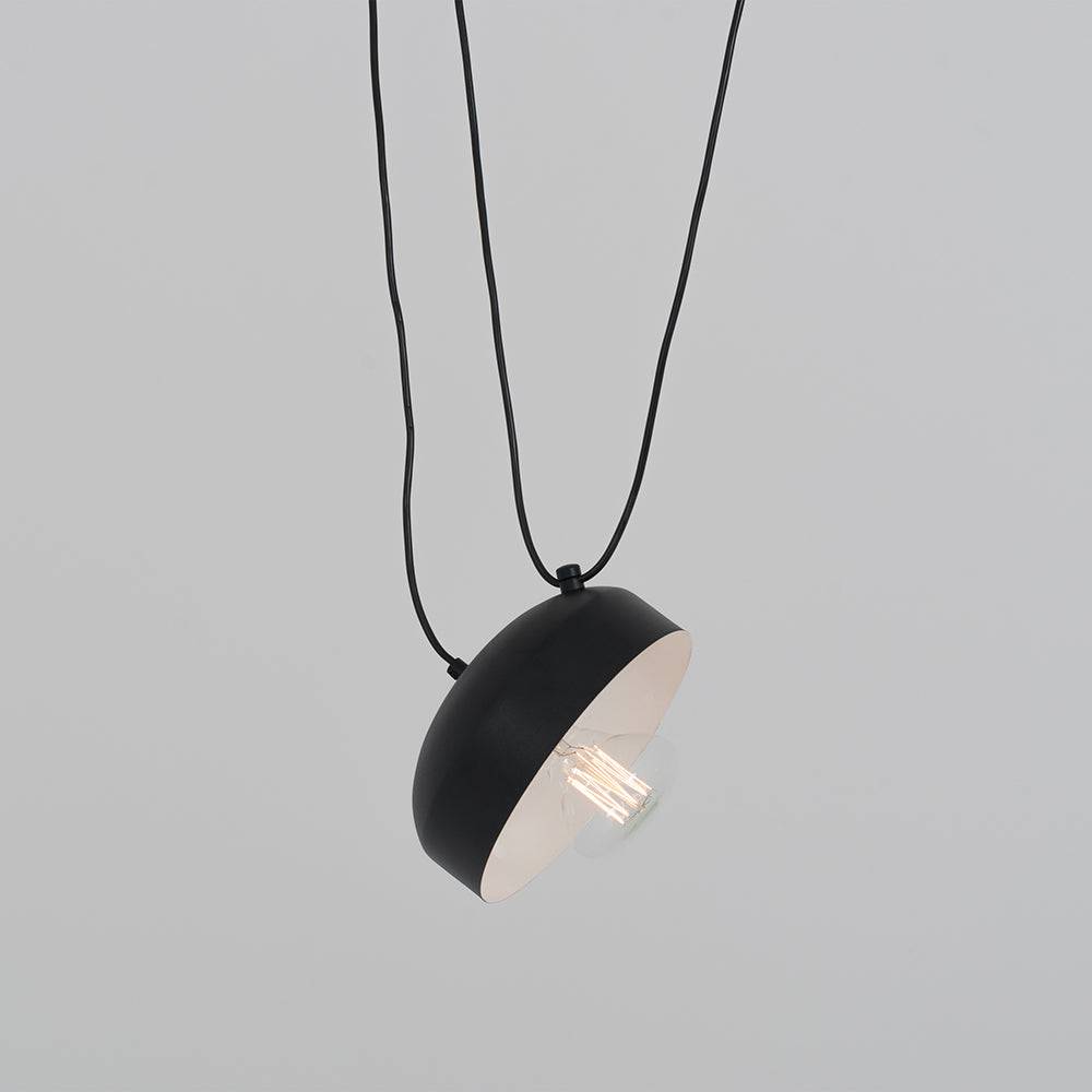 Lampadario POPO FLAT 1 - nero