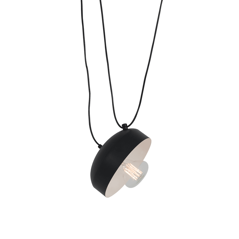 Lampadario POPO FLAT 1 - nero