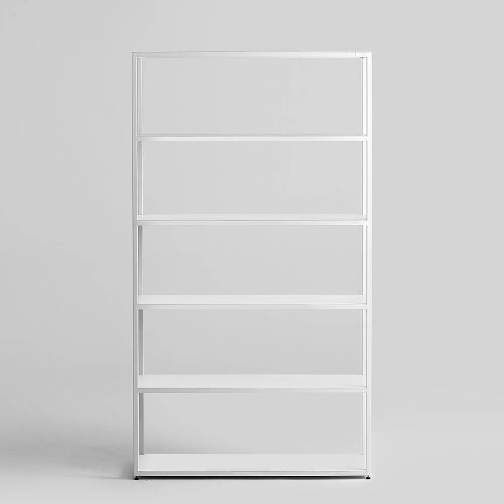 Libreria HYLLER METAL 100×180, bianco