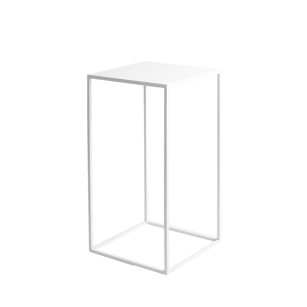Tavolino TENSIO METAL 30 - bianco