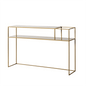 Senso Flower Metal Console Table 120x25 Gold