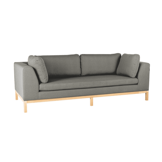 3-Seater Ambient Wood Sofa Bed - Natural