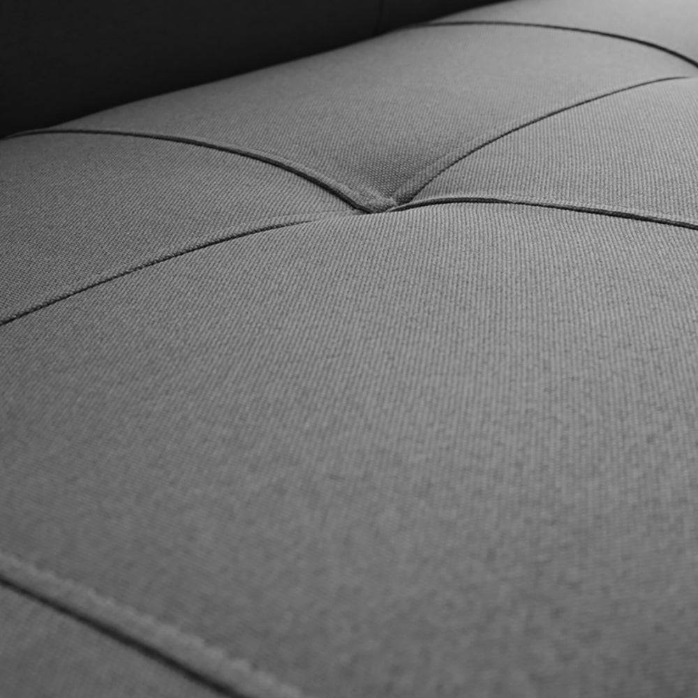 Divano letto 2 posti MODES Carbon, nero