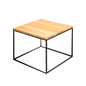TENSIO WOOD 50 coffee table, oak veneer, black