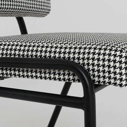 Sedia SIMPLE - pied de poule, nero
