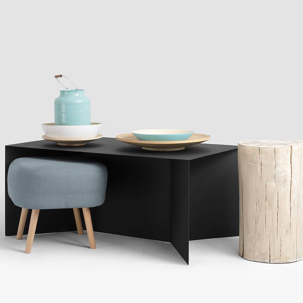 Couchtisch OLI METAL 100x60, schwarz