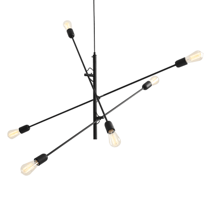 Lampada TWIGO 6 - Nero