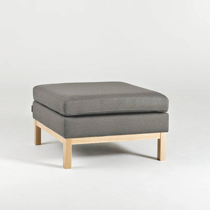 Pouf AMBIENT WOOD – Quarz, Natur