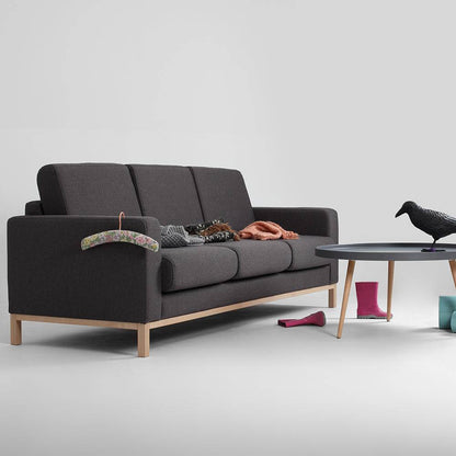 3-Sitzer Schlafsofa SCANDIC, Carbon, Natur