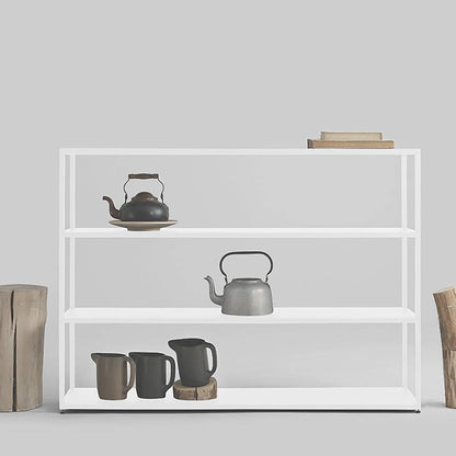 Libreria HYLLER METAL 150x110, bianco