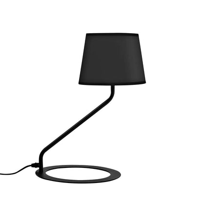 Tischleuchte SHADE – Schwarzer Schirm Schwarzer Fuß