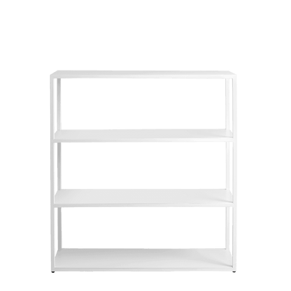 Libreria HYLLER METAL 100x110, bianco