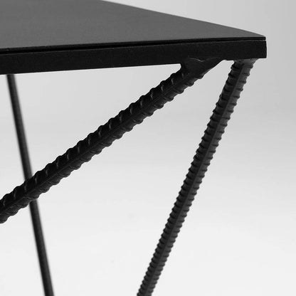 Tavolino DARYL METAL 140, nero