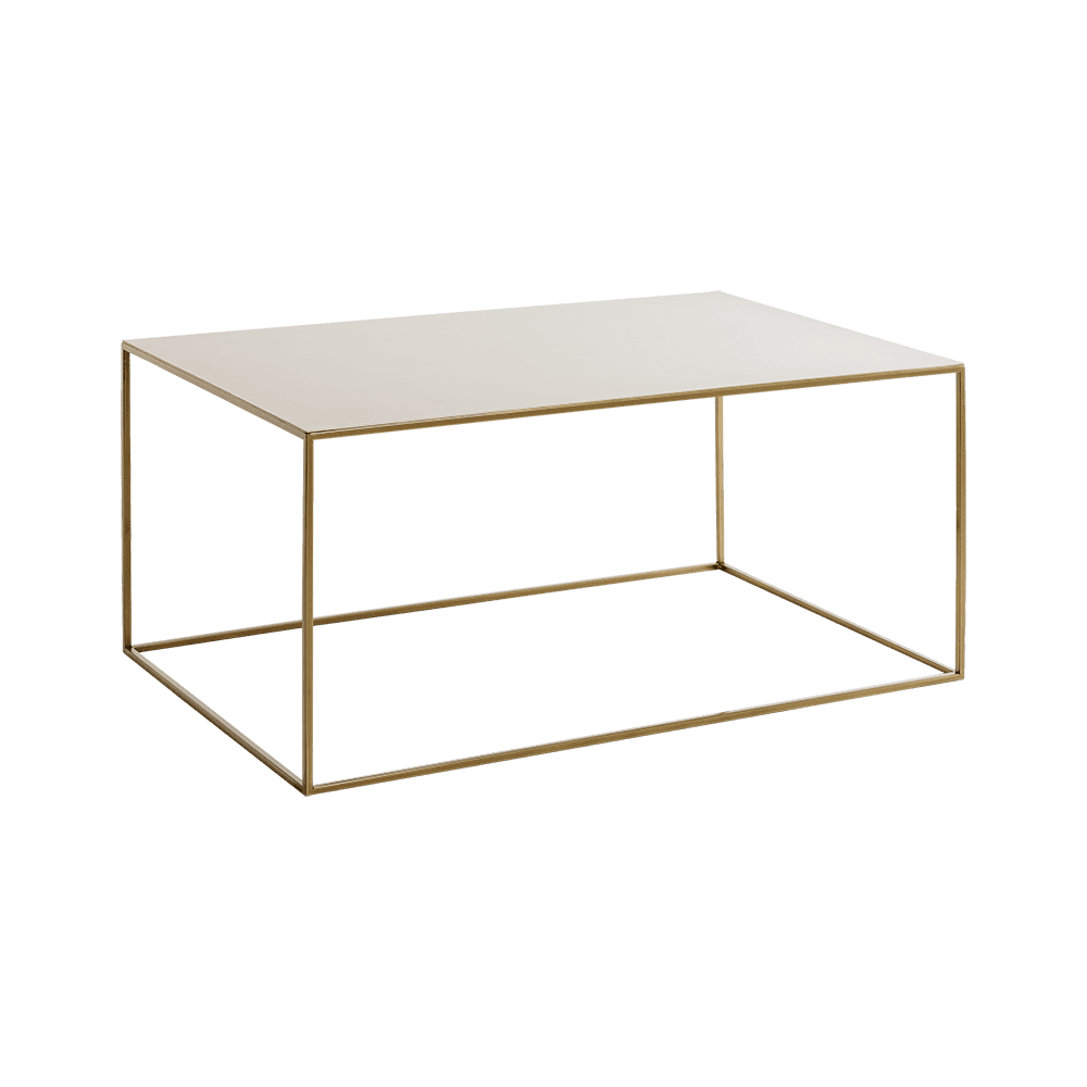 Tavolino TENSIO METAL 100x60, oro