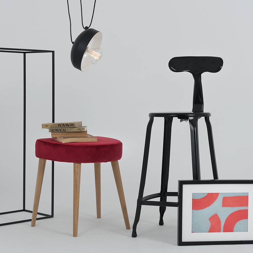 Lampadario POPO FLAT 1 - nero