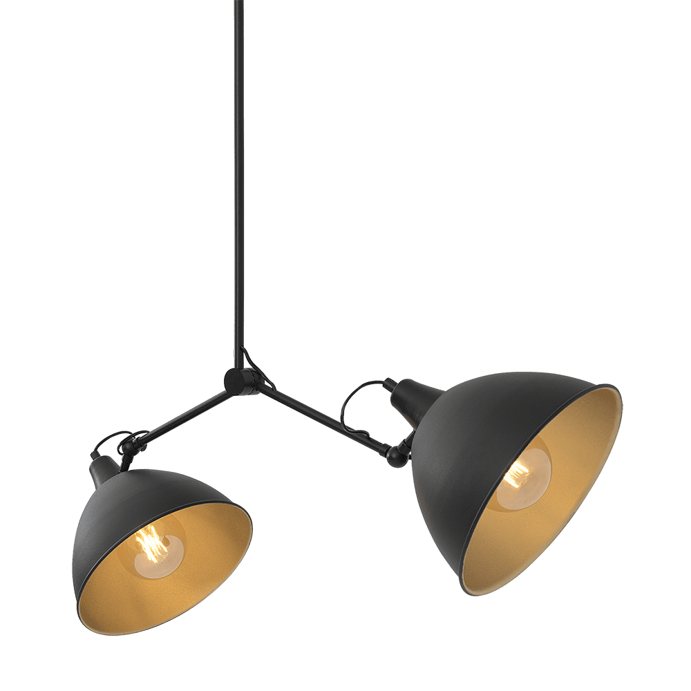 Lampada Coben Two Head nero