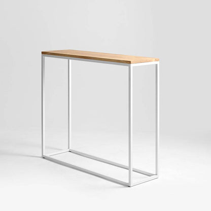 Credenza Julita 92-1F Legno Massello - Rovere e Bianco