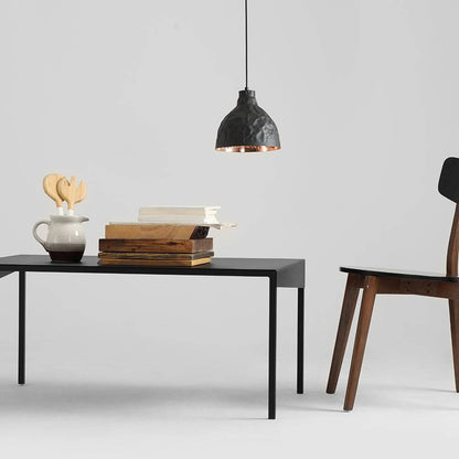 Tavolino OBROOS METAL 100x60, nero
