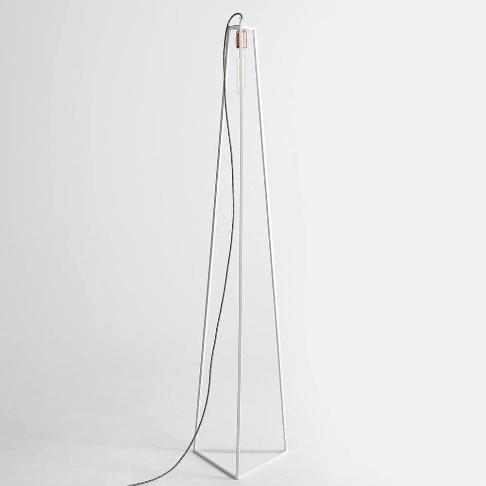 TRIMETRIC Piantana - Bianco