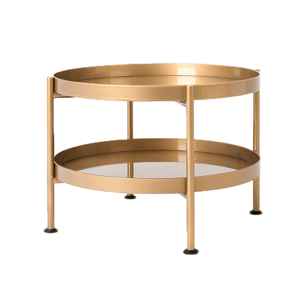 Couchtisch HANNA METALL 60 – Gold