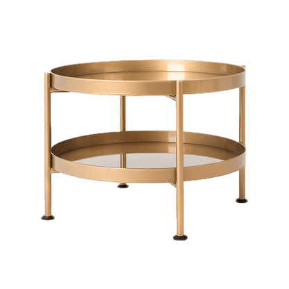 Couchtisch HANNA METALL 60 – Gold